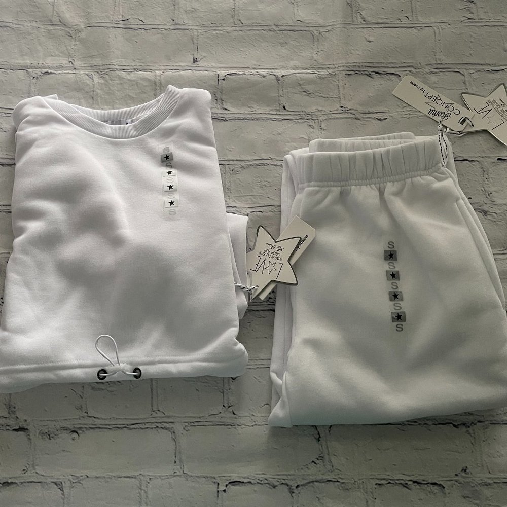 Roma Concept by Rosee Fleece Jogger & Crop Top Set